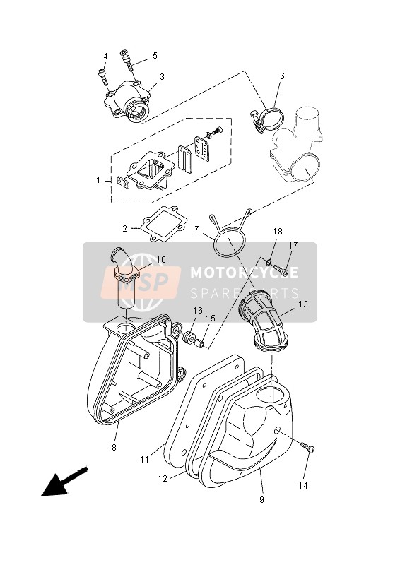 Yamaha YN50EM 2013 Assunzione per un 2013 Yamaha YN50EM